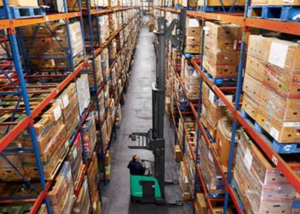 xe nâng điện reach truck mitsubishi