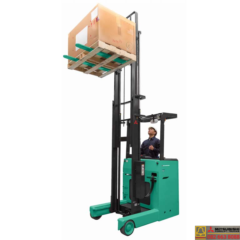 xe nâng điện đứng lái reach truck