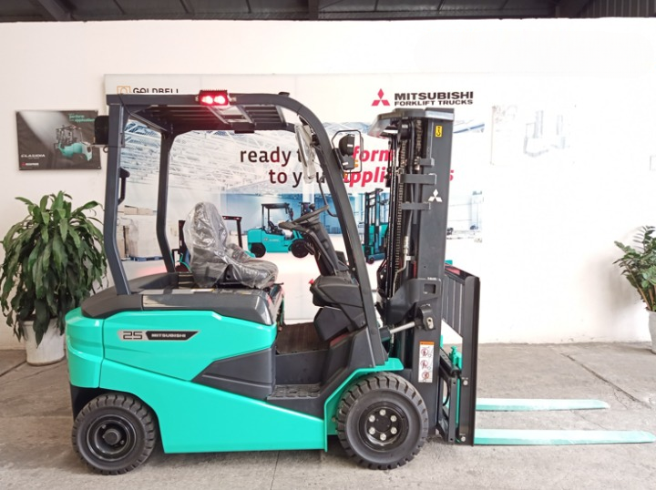 xe nâng điện ngồi lái mitsubishi